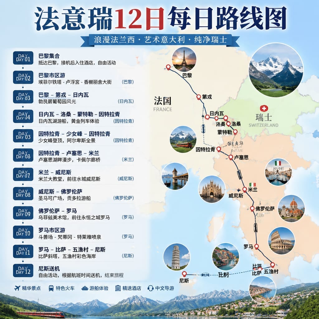 自驾路书与行程卡